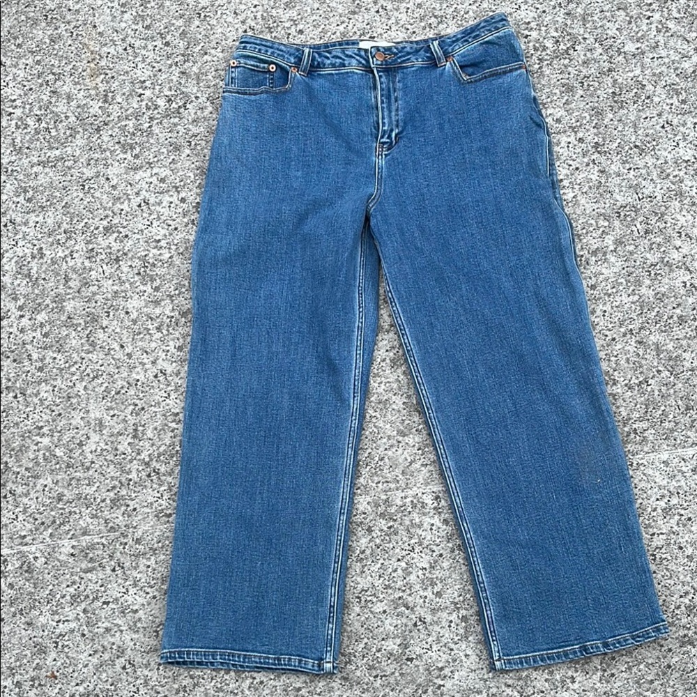 Hudson North Jeans Blue Straight Leg Denim